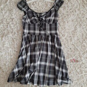 Plaid Dress Grunge Cottagecore Emo chic Dress